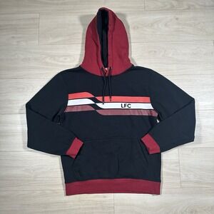 L.F.C. Liverpool Football Club Black Hoodie Men's Size Medium Sports Soccer